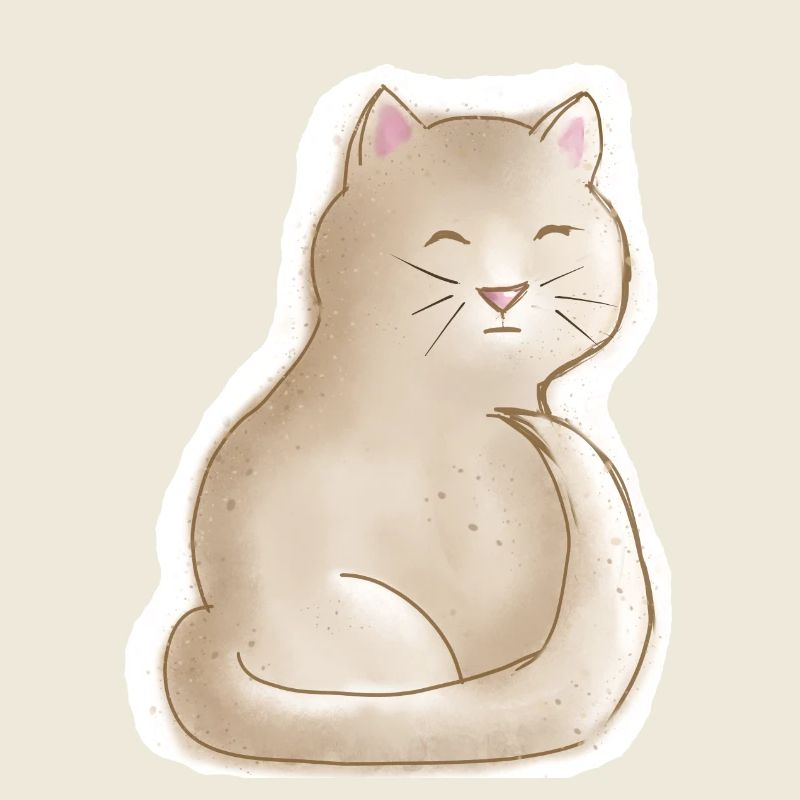 chaton fatigué