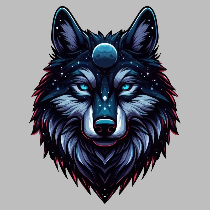 Kosmischer Wolf