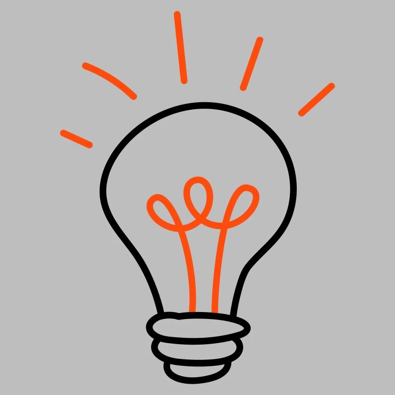 Gluehbirne - 2 Farben