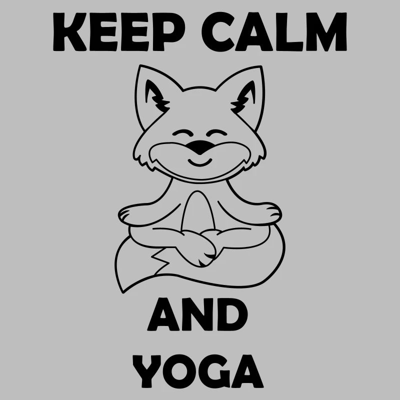 Yoga Fox Keep Calm