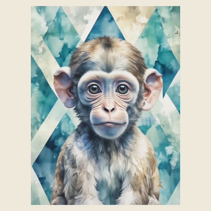Curious Baby Monkey