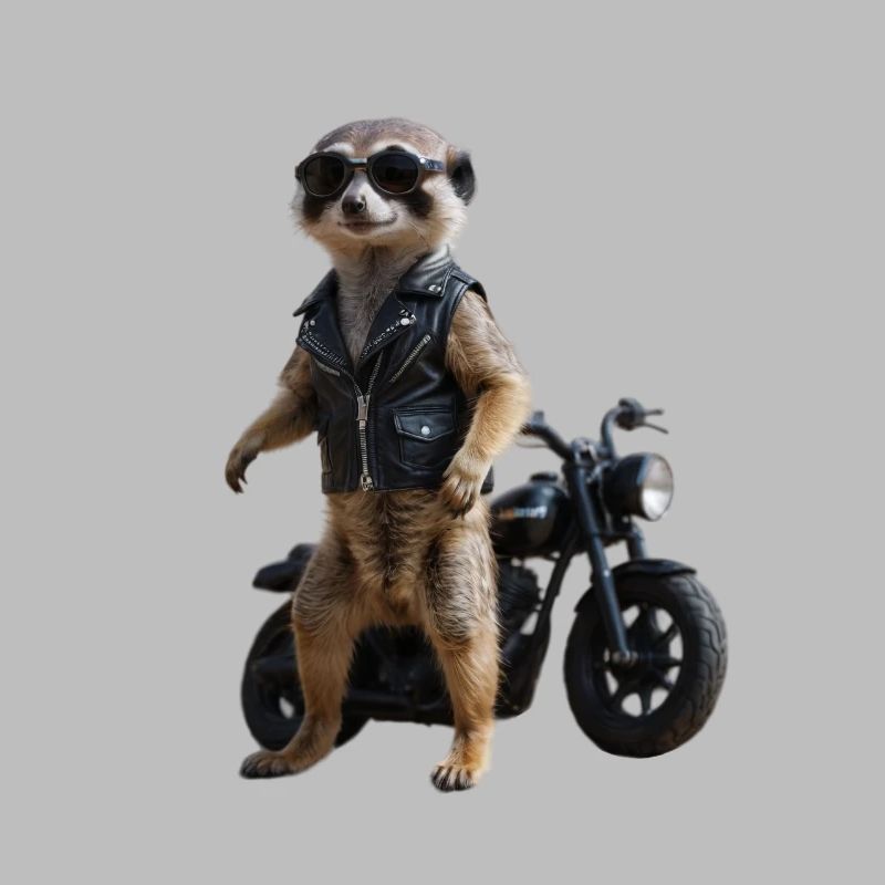Biker Erdmännchen