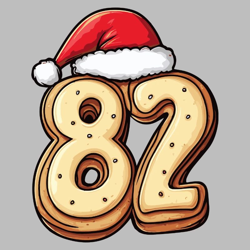 Biscuit de Noël à 82 chiffres