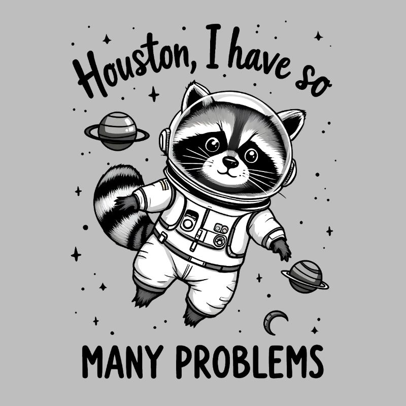 Houston, I have so many problems - Waschbär