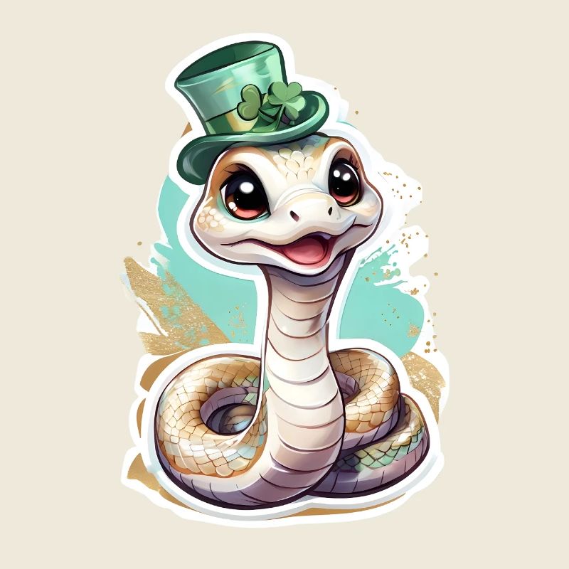 St. Patrick's Day Snake Gift