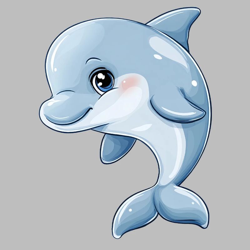Mignon bébé dauphin