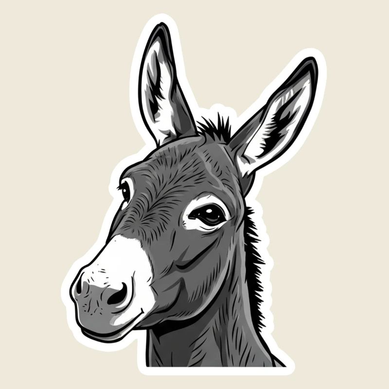 Tête d’âne – Expressive et sympathique
