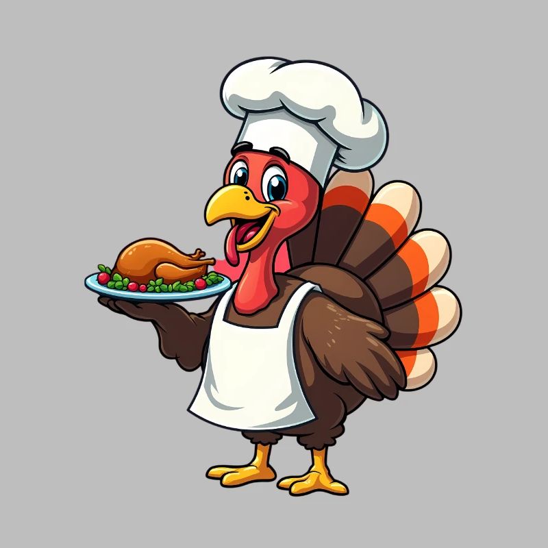 Cuisinier de dinde de Thanksgiving Thanksgiving