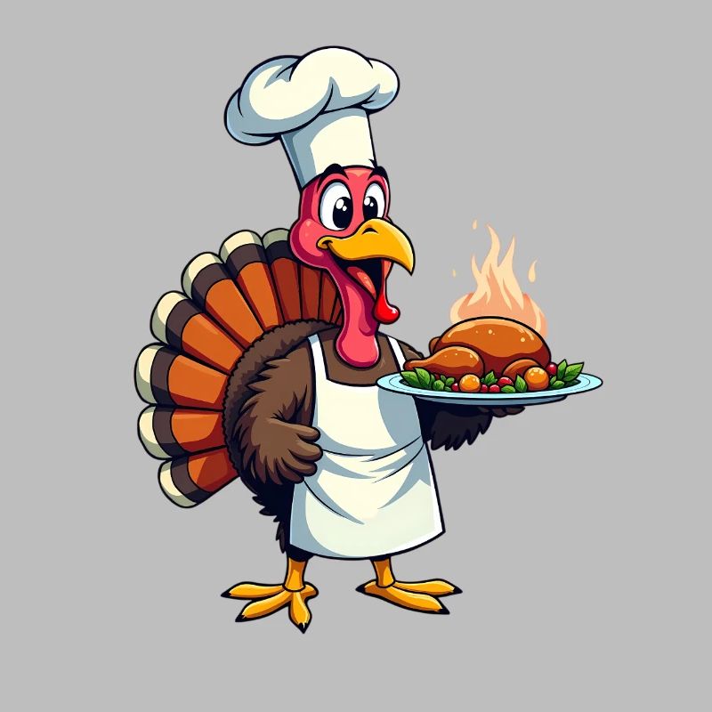 Cuisinier de dinde de Thanksgiving Thanksgiving