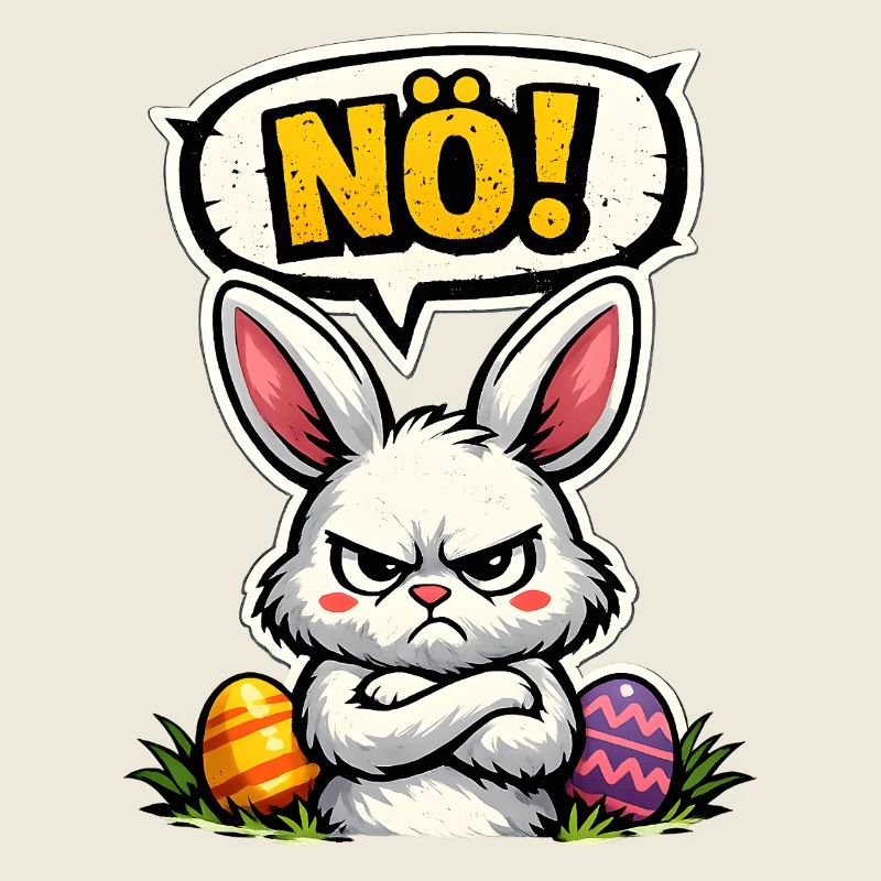 NÖ Hase Comic Ostern Geschenk