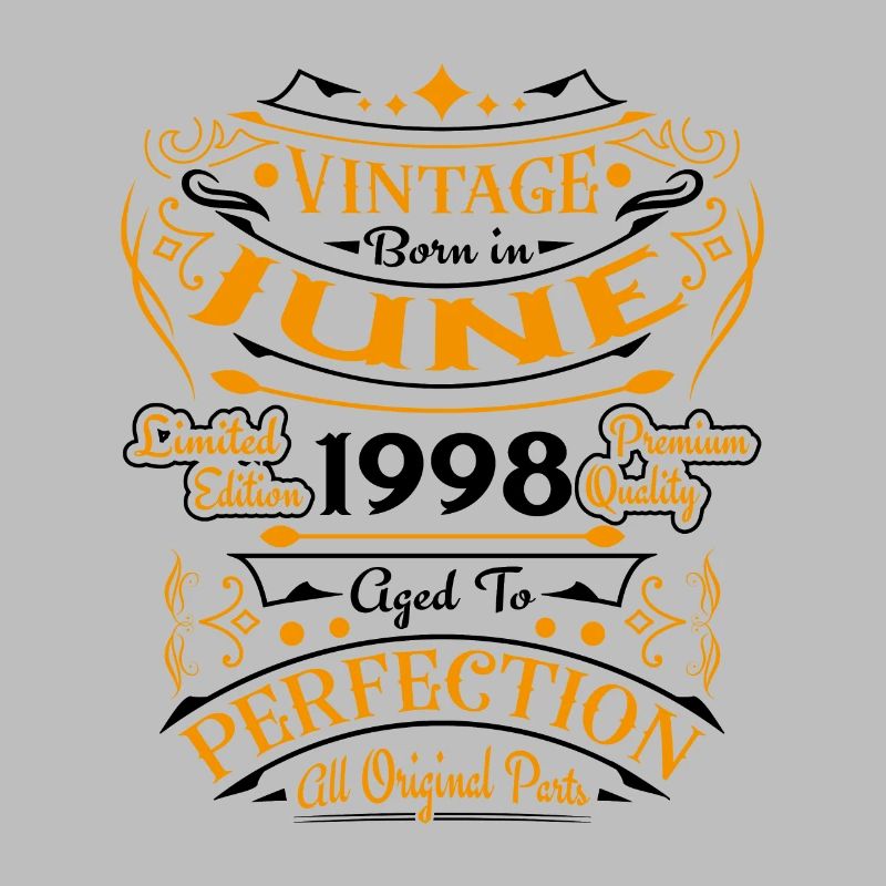 Juni 1998 Retro Vintage Geburtstagsgeschenk