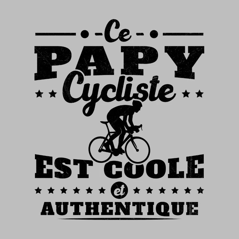Ce papy cycliste est coole et authentique