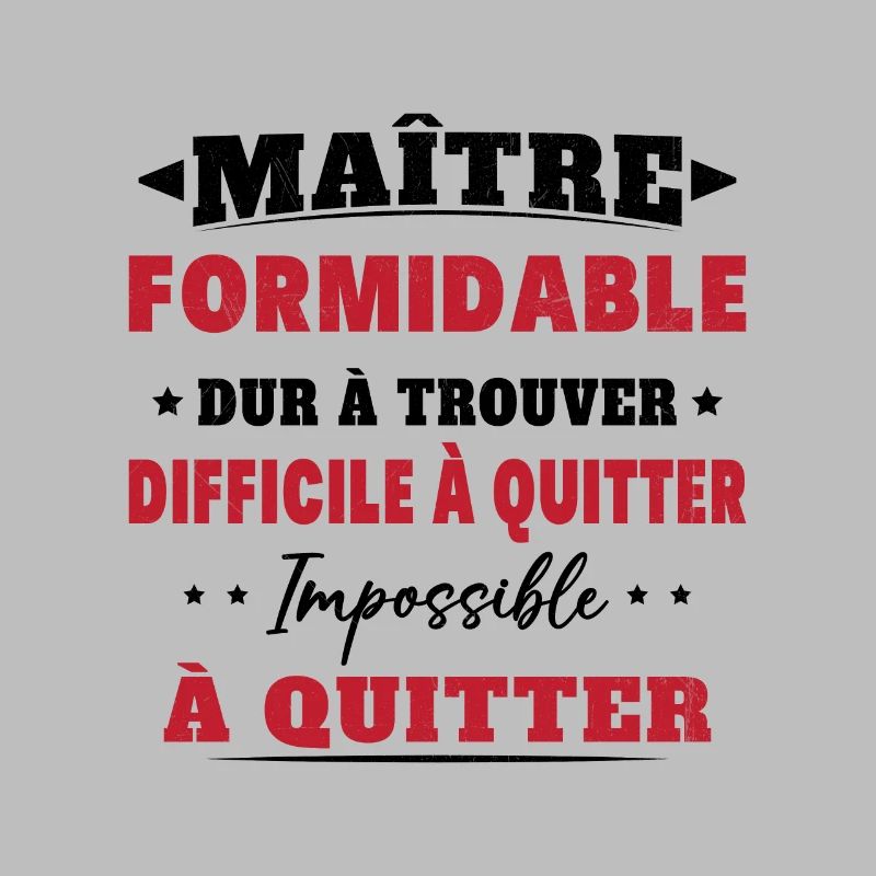 Maître formidable idée cadeau maître d'école