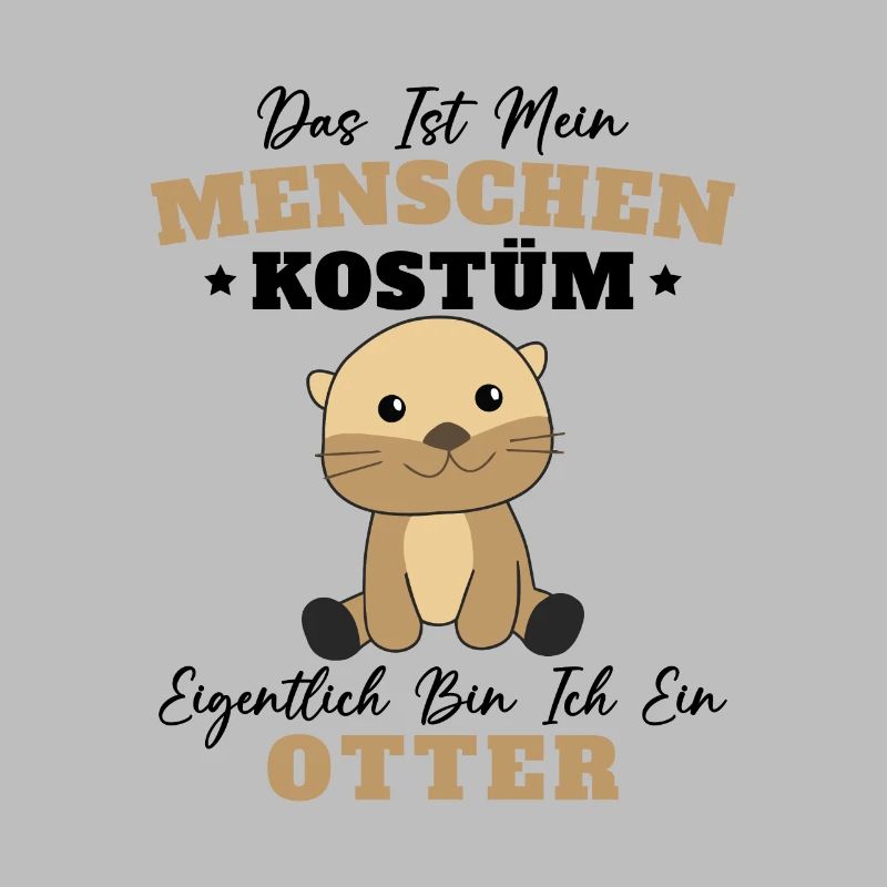 Menschen Kostüm Ich bin ein Otter
