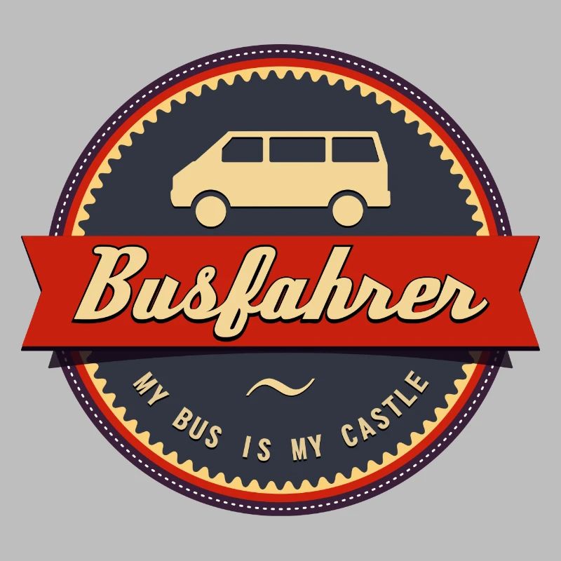 Busfahrer Retro