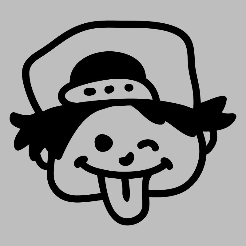 Frecher Junge - line