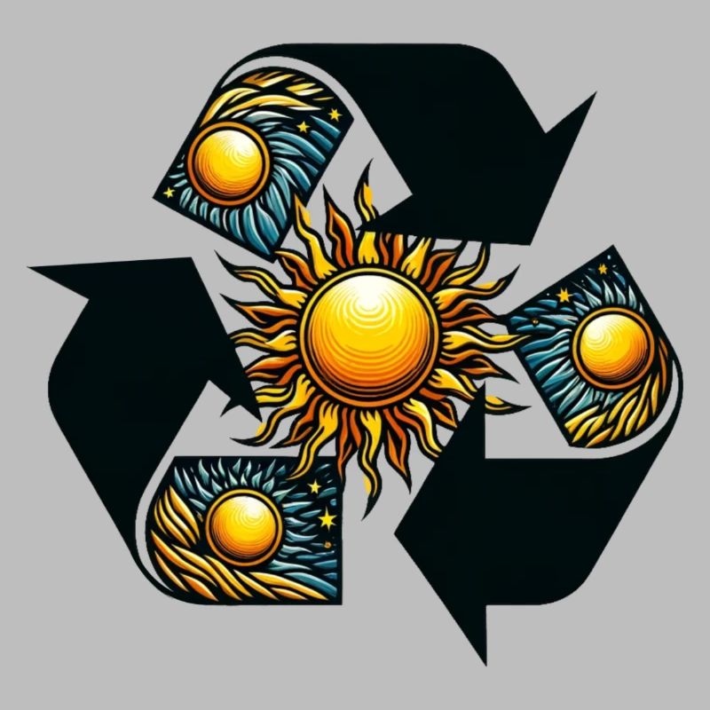 Soleil de recyclage