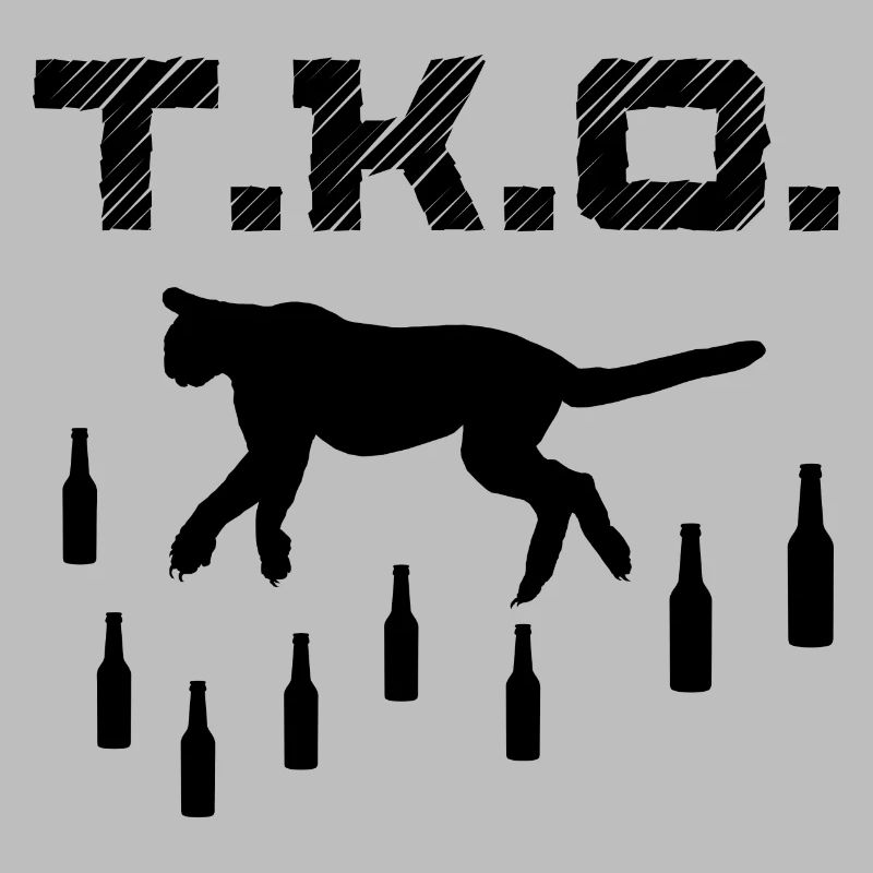 TKO Drunken Wild Cat Évanoui Dans Le Coma De Noircissement