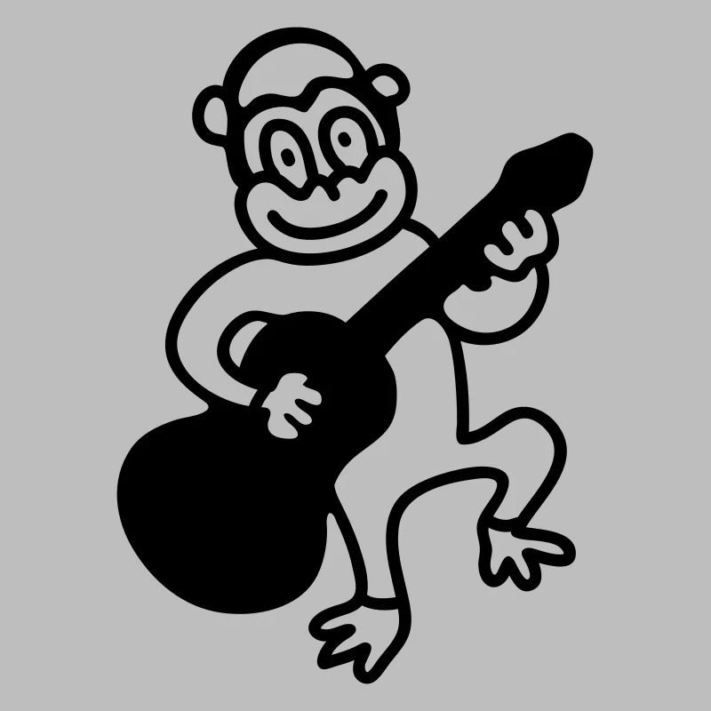 Affe spielt Gitarre - Line