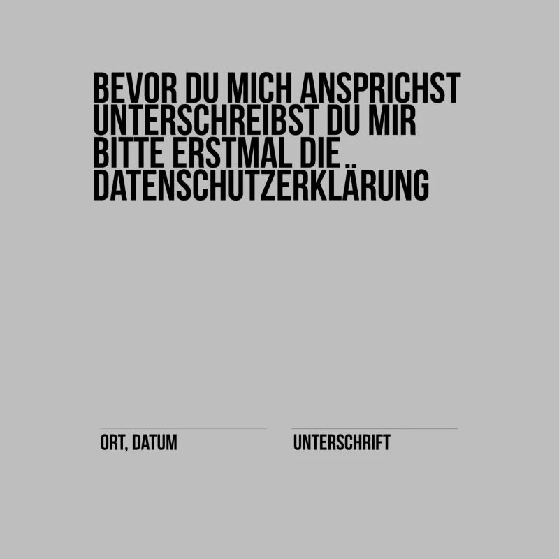 Datenschutz Fun Shirt