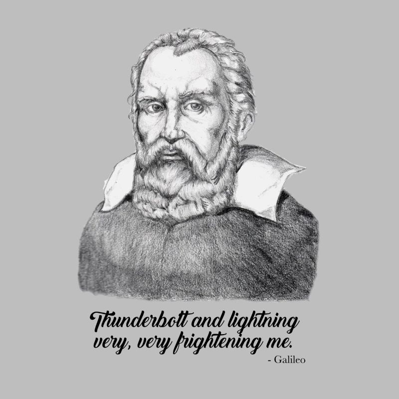 Galileo Quotes - Thunder & Lightning - Science