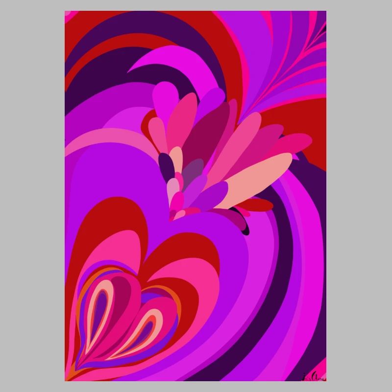 Psychedelisches Herz