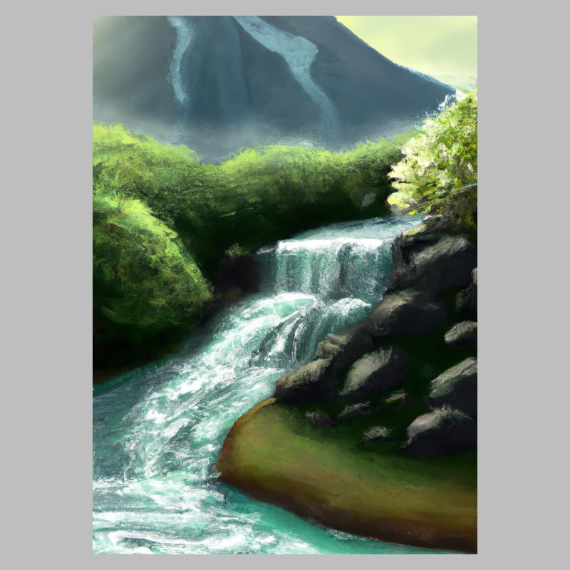 Forest River Wasserfall