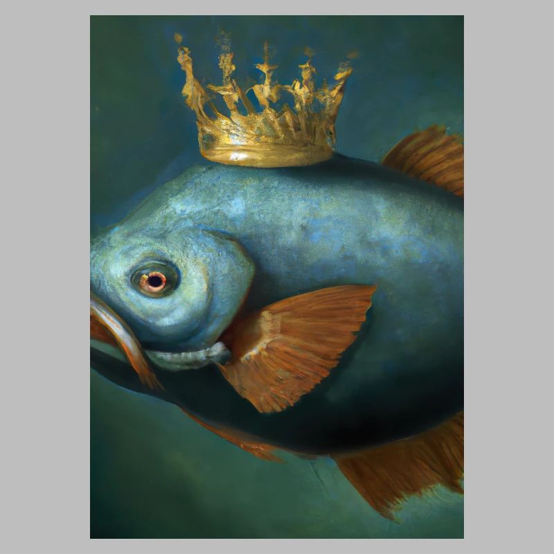 Fisch mit Krone