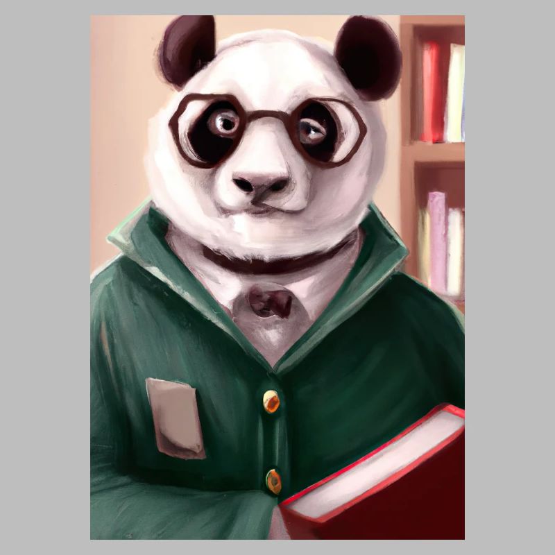 Bibliothekar Panda