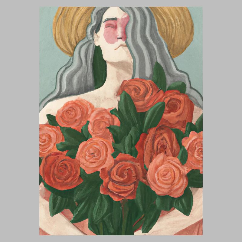 Frauen mit Blumen