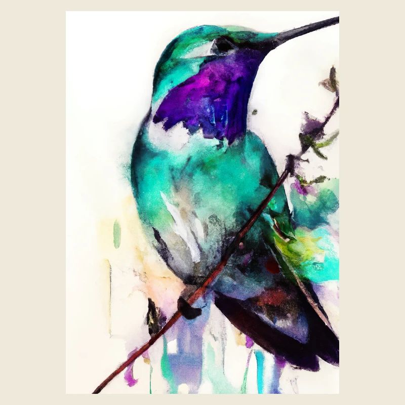 Bunter Vogel