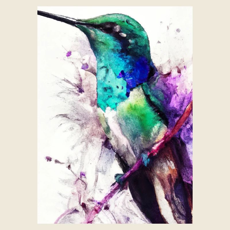 Bunter Vogel