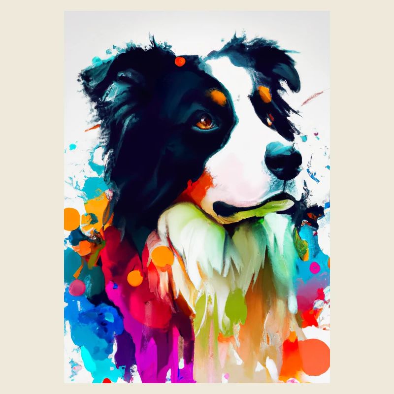 Bunter Border Collie