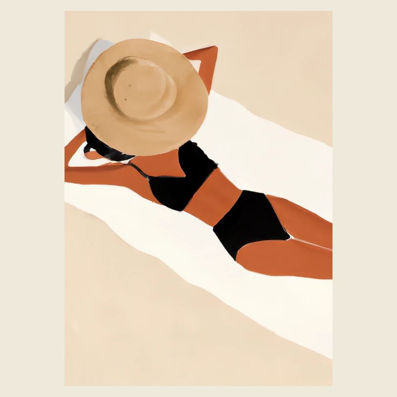 Frauen Sommerhut Bikini