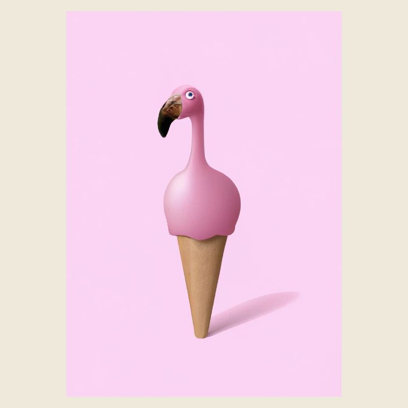 Flamingo-Eiscreme