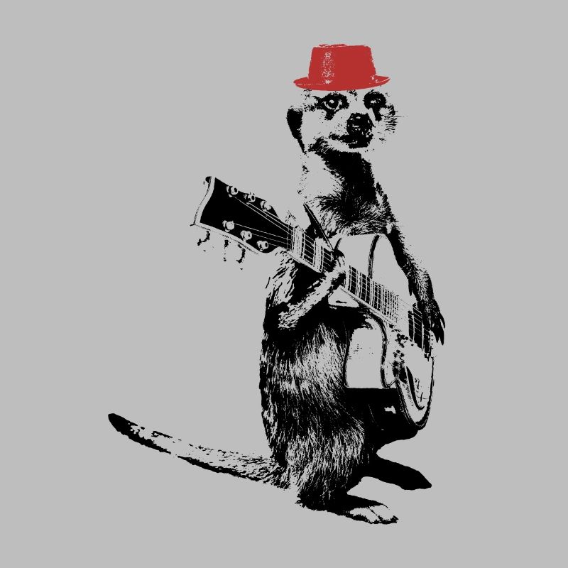 Suricate Guitariste Red Hat