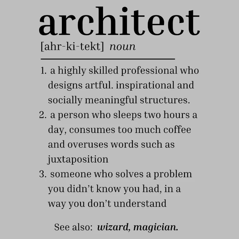 architecte, définition