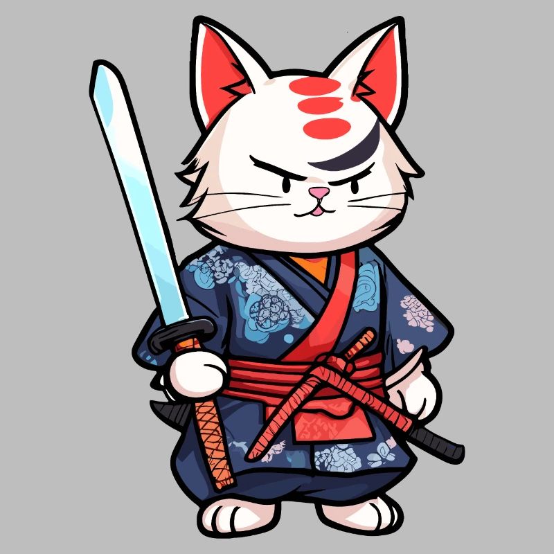 Samurai Cat #25
