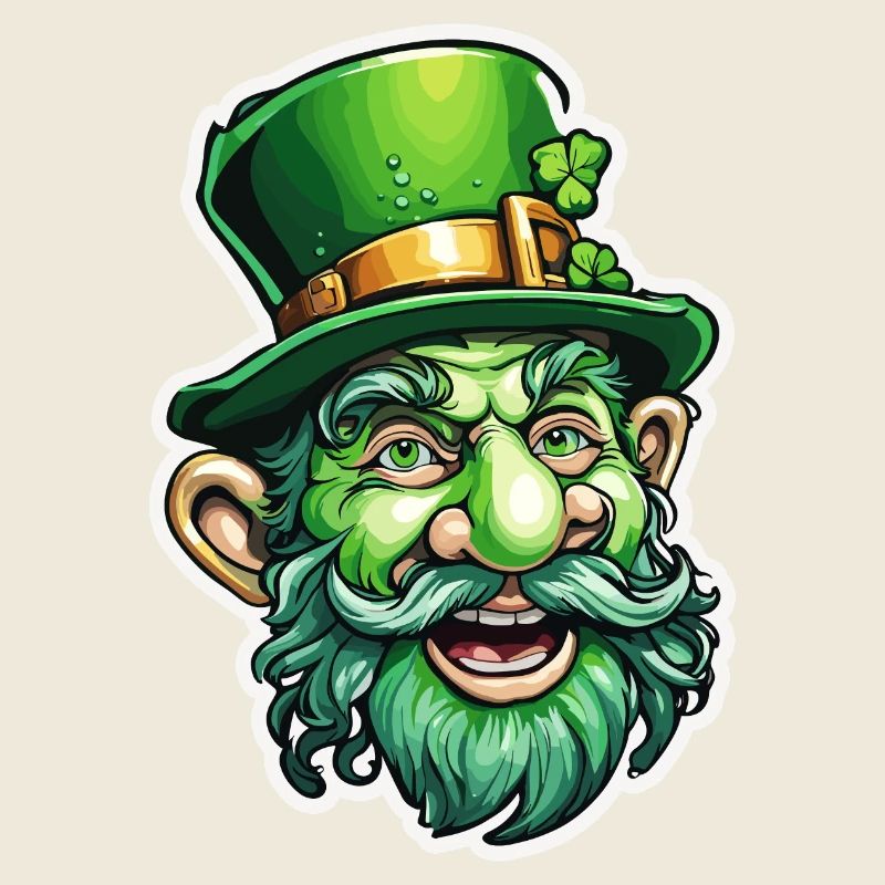 Leprechaun / Leprechaun / Vert / Gingembre / Irlande