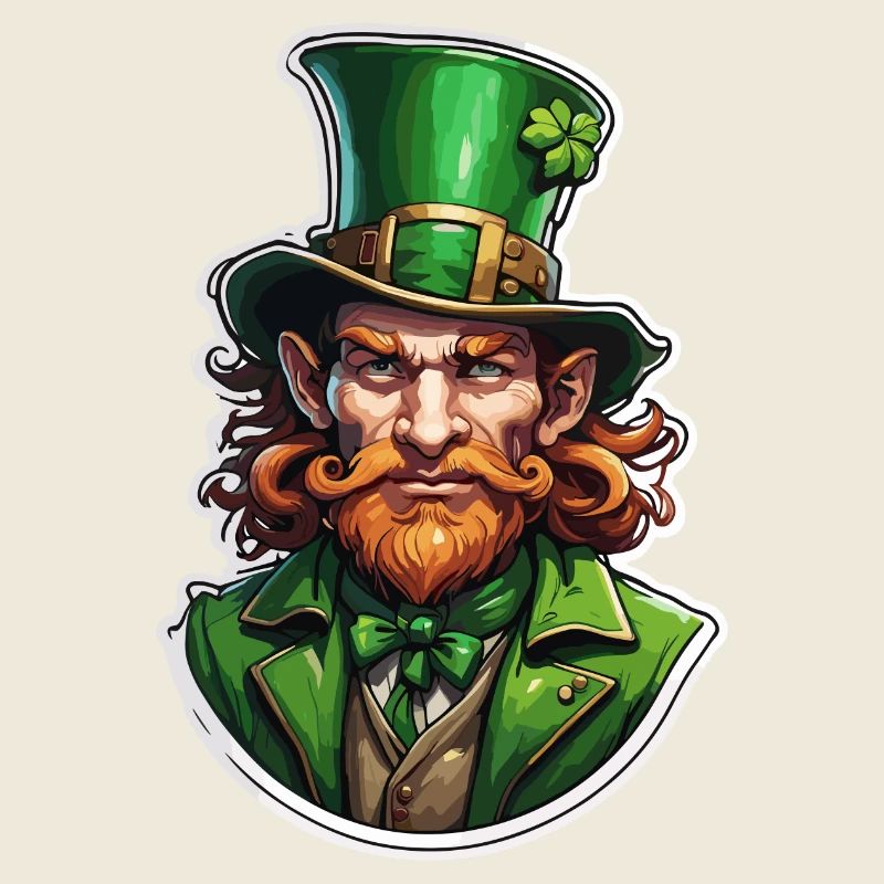 Leprechaun / Leprechaun / Vert / Gingembre / Irlande