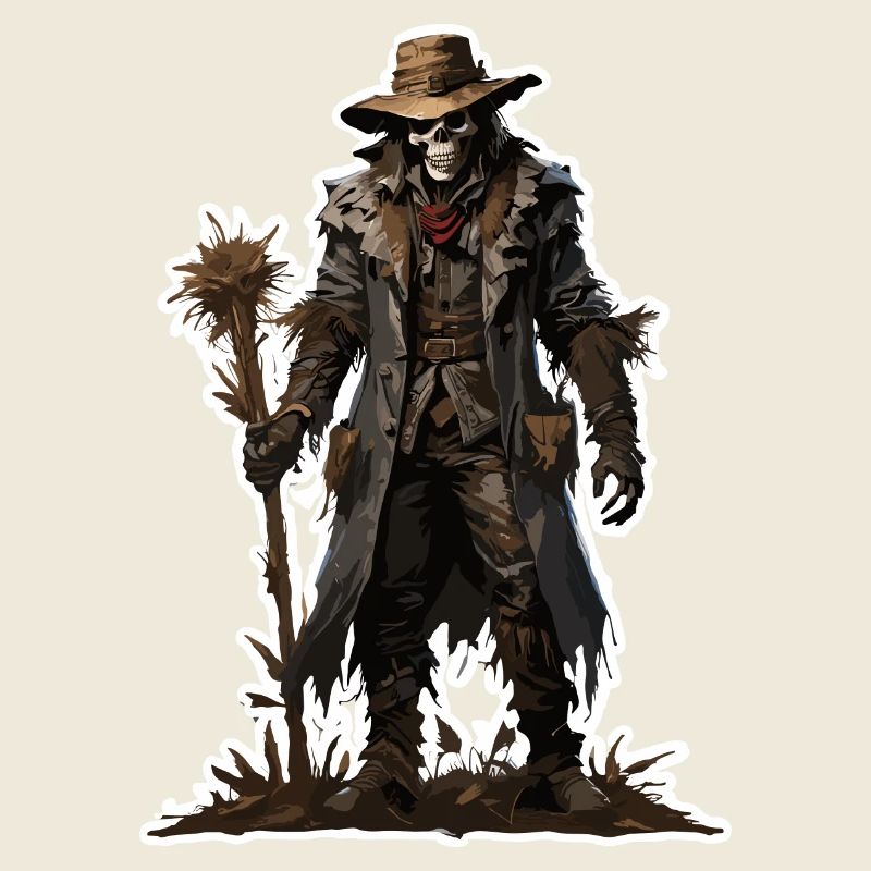 Vogelscheuche / Erntehelfer / Maisfeld / Feld