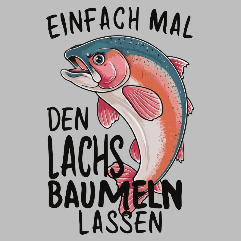 Lachs baumeln