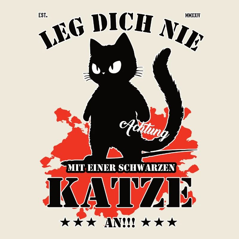 Leg dich nicht mit einer schwarzen Katze an!