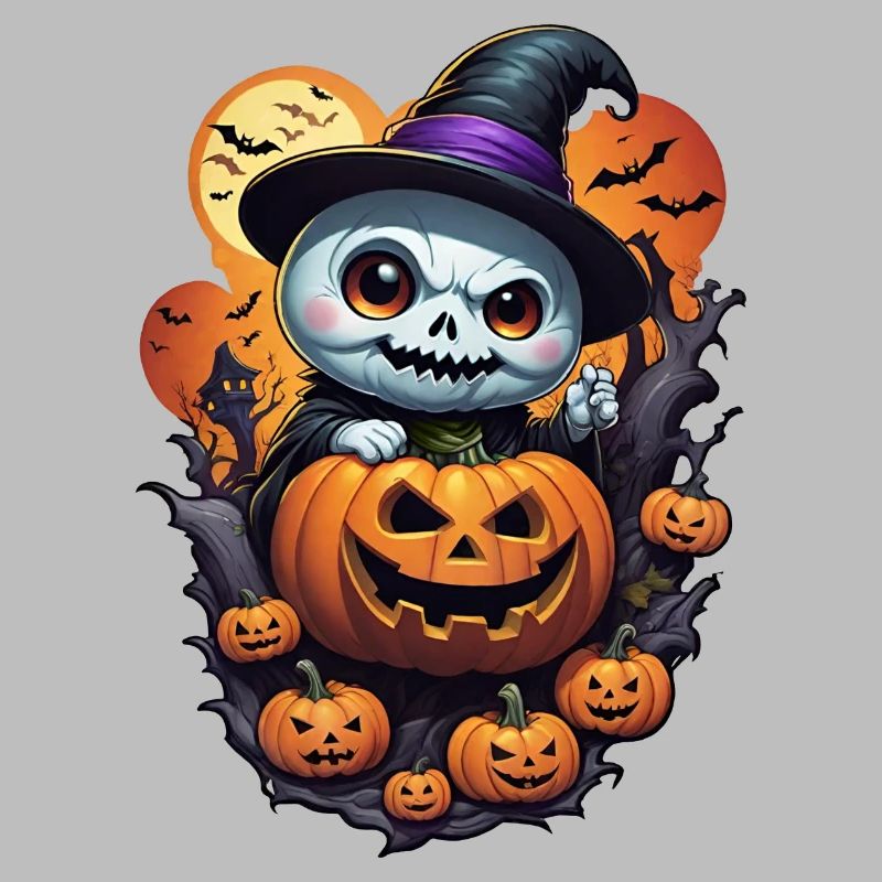 Ghost with pumpkin