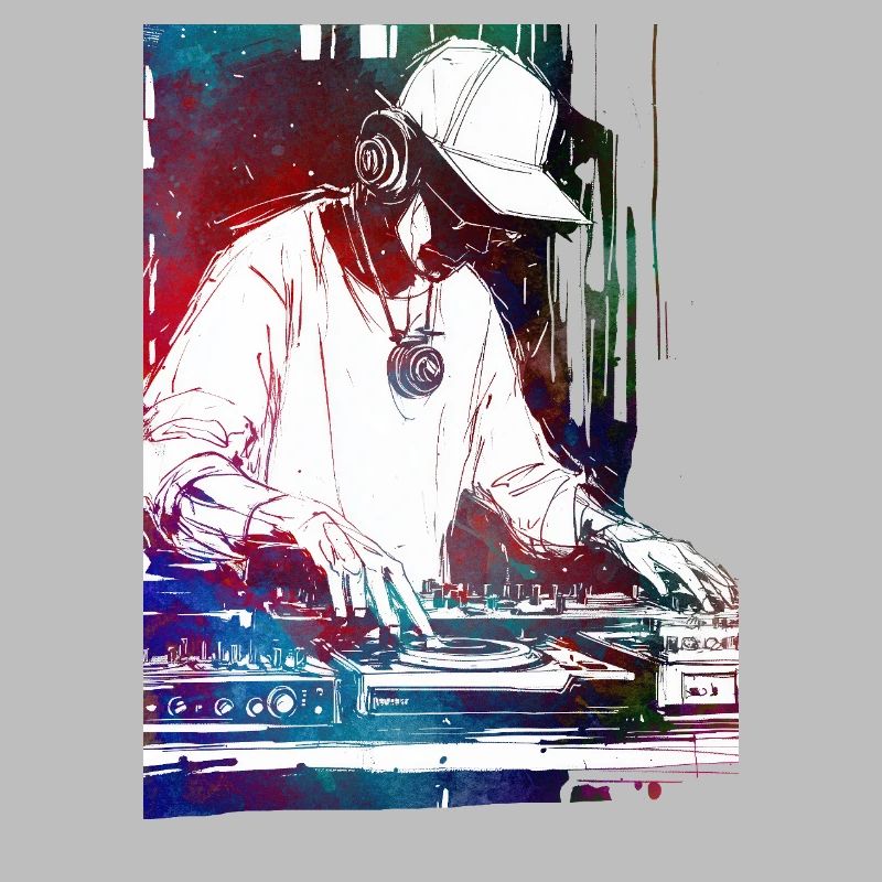 DJ music console