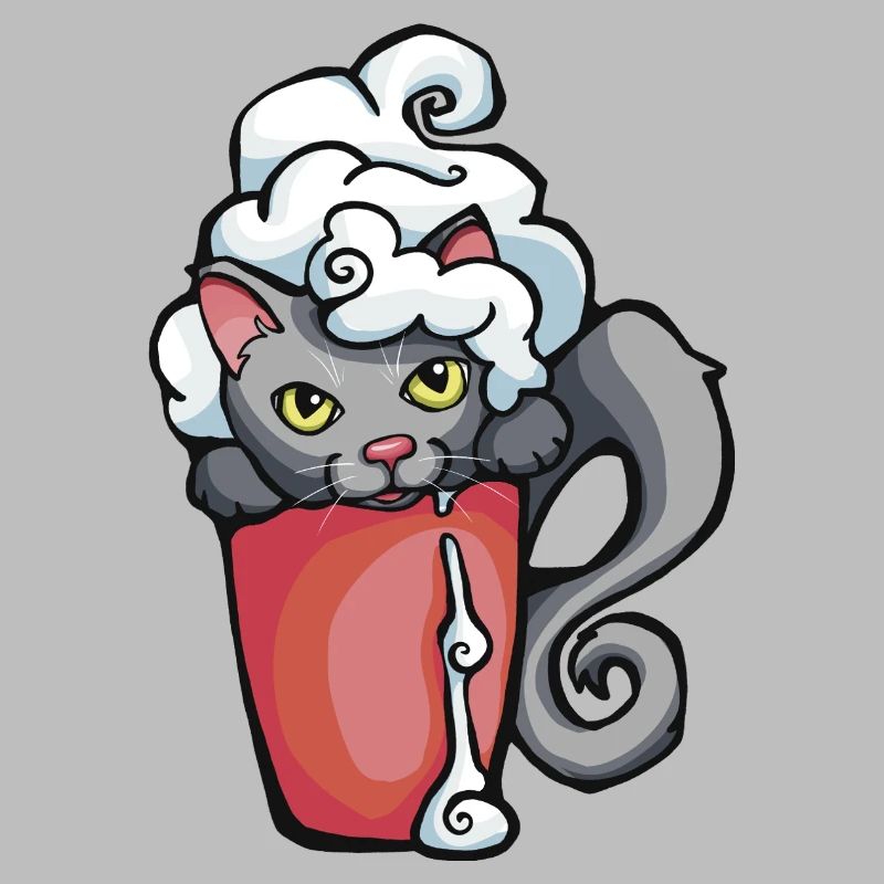 Chat de café