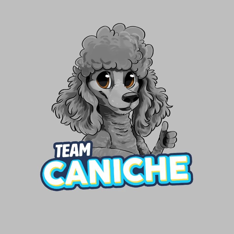 Caniche - Gris
