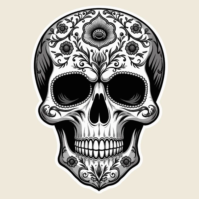 Sugar Skull Blumenkunst