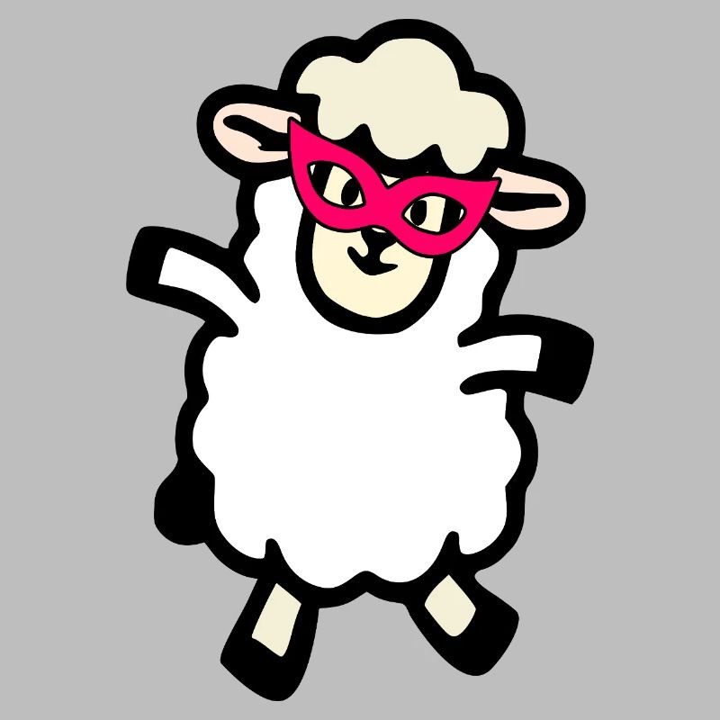 Moutons masqués de carnaval
