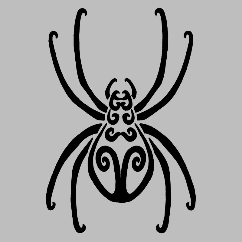 Schwarze Spinne